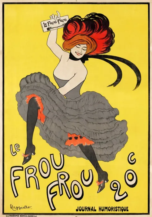Framed Print : Le Frou Frou, journal humoristique, 1899 Framed Print : Le Frou Frou, journal humoristique, 1899