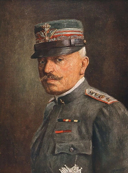 'Le general Cadorna; Commandant en chef des armees Italiennes, 1916. Creator: Unknown