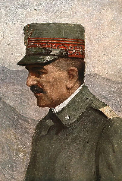 'Le General Diaz; commandant en chef des armees italiennes, 1918. Creator: Giuseppe Garcia
