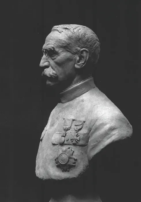 Framed Print : Le general Gallieni; Bust par Auguste Maillard, c1916. Creator: H.A. Demay Framed Print : Le general Gallieni; Bust par Auguste Maillard, c1916. Creator: H.A. Demay