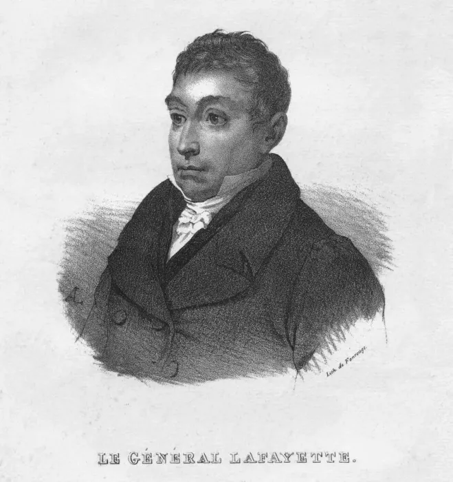 Framed Print : Le General Lafayette, c1830s. Creator: Antoine Adolphe Catherine Fonrouge Framed Print : Le General Lafayette, c1830s. Creator: Antoine Adolphe Catherine Fonrouge