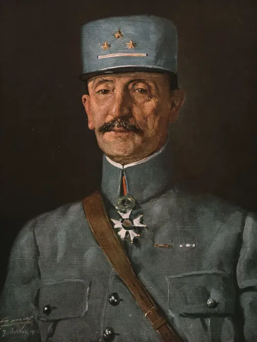Framed Print : Le General Mazel, 1917. Creator: Juilliet Framed Print : Le General Mazel, 1917. Creator: Juilliet