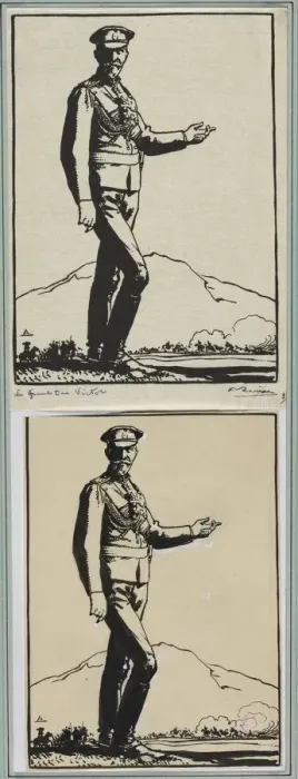 Framed Print : Le Grand Duc Victor, 1914. Creator: Auguste Louis Lepere (French, 1849-1918)
