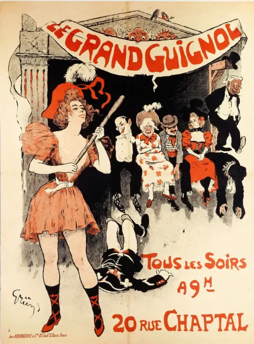 Framed Print : Le Grand Guignol, c. 1898. Creator: Grün, Jules-Alexandre (1868-1938) Framed Print : Le Grand Guignol, c. 1898. Creator: Grün, Jules-Alexandre (1868-1938)