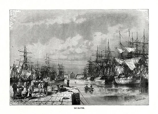 Le Havre, Normandy, northern France, 1879. Artist: C Laplante
