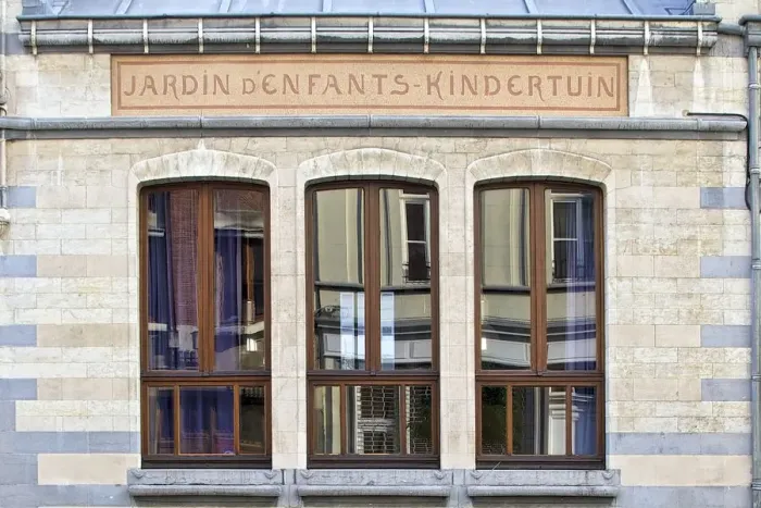 Framed Print : Le Jardin d Enfants, Brussels, Belgium, (1897), c2014-2017. Artist: Alan John Ainsworth Framed Print : Le Jardin d Enfants, Brussels, Belgium, (1897), c2014-2017. Artist: Alan John Ainsworth