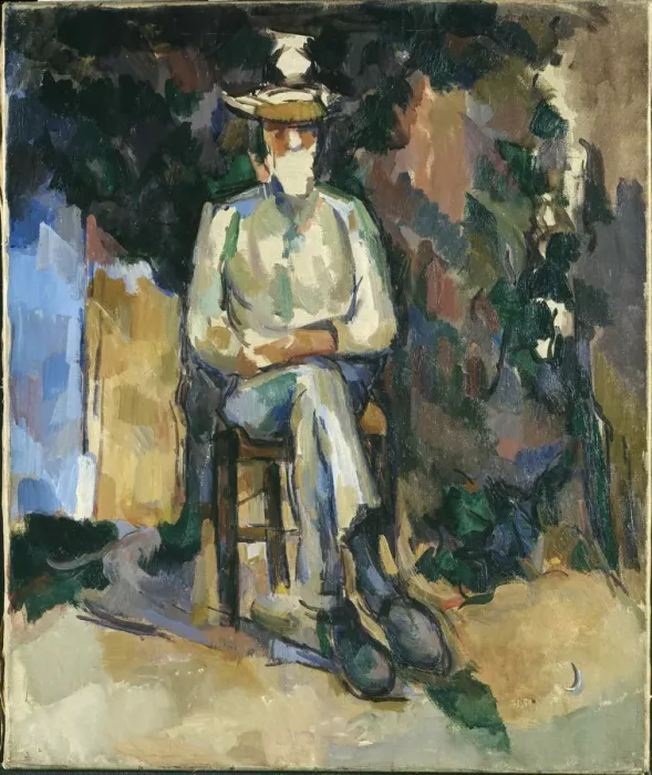 Framed Print : Le Jardinier Vallier, ca 1904-1906. Creator: Cezanne, Paul (1839-1906) Framed Print : Le Jardinier Vallier, ca 1904-1906. Creator: Cezanne, Paul (1839-1906)