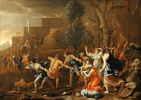 Le jeune Pyrrhus sauvé (The saving of the young Pyrrhos), 1634. Creator: Poussin, Nicolas (1594-1665)