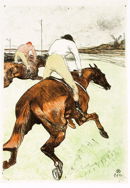 Le Jockey, 1899. Artist: Toulouse-Lautrec, Henri, de (1864-1901)
