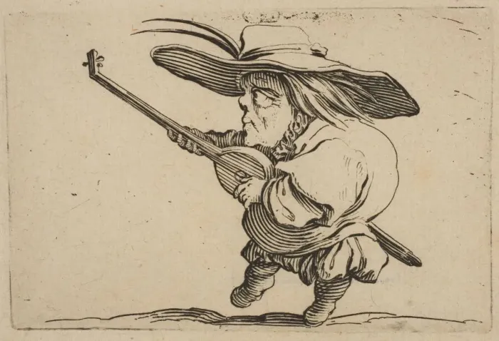 Framed Print : Le Joeuer de Luth (The Lute Player), from Varie Figure Gobbi Framed Print : Le Joeuer de Luth (The Lute Player), from Varie Figure Gobbi