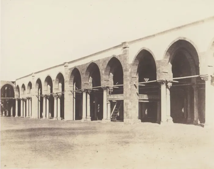 Framed Print : Le Kaire, Mosquee d Amrou - Interieur - Cote du Sanctuaire, 1851-52 Framed Print : Le Kaire, Mosquee d Amrou - Interieur - Cote du Sanctuaire, 1851-52