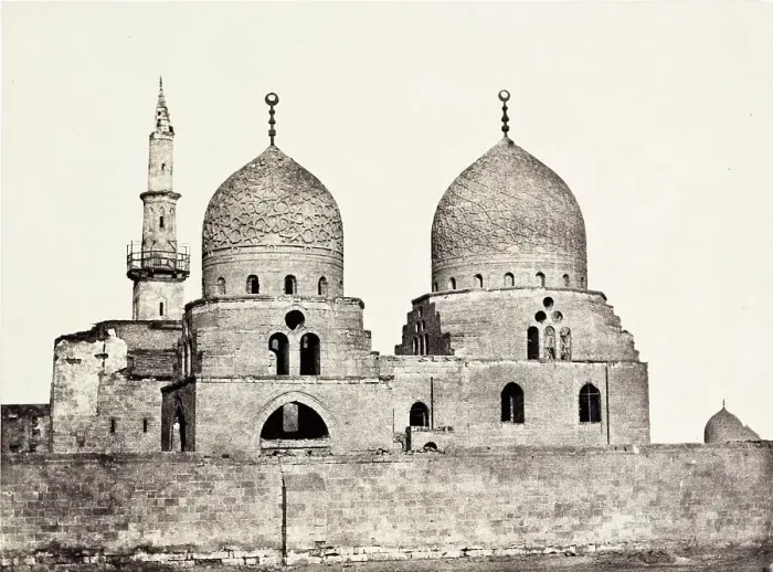 Framed Print : Le Kaire: Tomb of the Sultan El-Ghoury [Cairo], 1849. Creator: Maxime du Camp