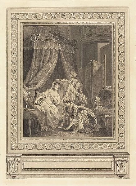 Le lever, 1771. Creator: Jean Massard