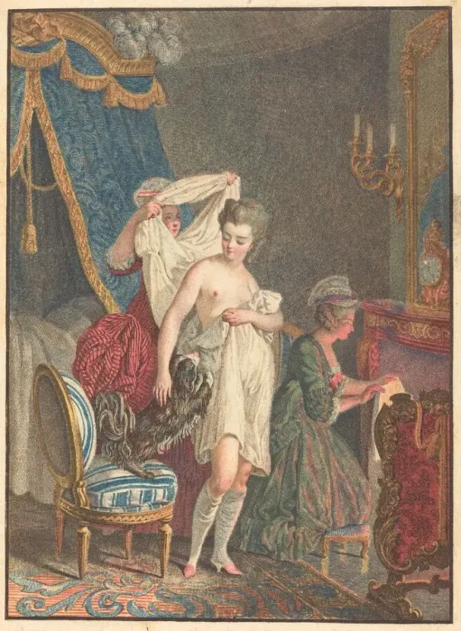 Framed Print : Le Lever. Creator: Nicolas-Francois Regnault Framed Print : Le Lever. Creator: Nicolas-Francois Regnault