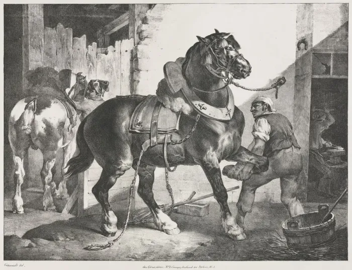 Framed Print : Le Marechal francais. Creator: Theodore Gericault (French, 1791-1824)