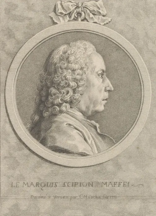 Framed Print : Le Marque Scipion Maffei, 1750. 1750. Creator: Pariset Framed Print : Le Marque Scipion Maffei, 1750. 1750. Creator: Pariset