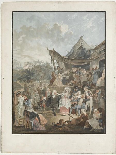 Le Menuet de la mariee (The Brides Minuet), 1786. Artist: Debucourt, Philibert-Louis (1755-1832)
