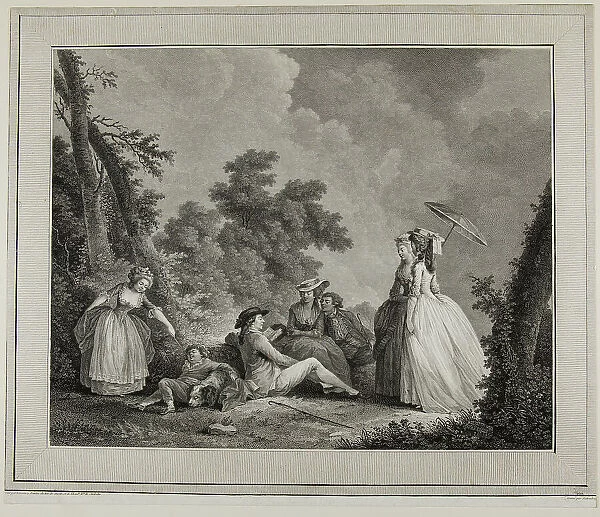Le mercure de France, c. 1780. Creator: Heinrich Guttenberg