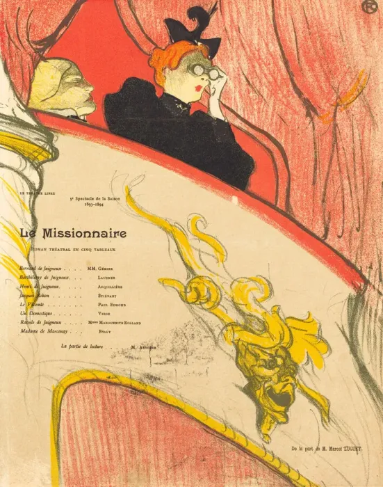 Framed Print : Le Missionnaire, 1894. Creator: Henri de Toulouse-Lautrec Framed Print : Le Missionnaire, 1894. Creator: Henri de Toulouse-Lautrec