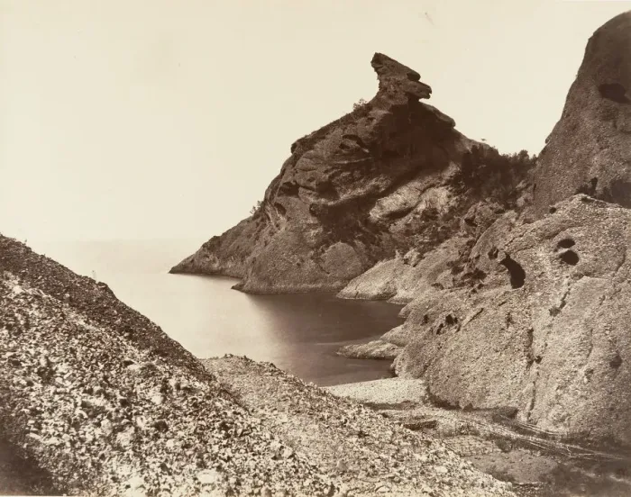 Framed Print : Le Moine, ca. 1861. Creator: Edouard Baldus Framed Print : Le Moine, ca. 1861. Creator: Edouard Baldus