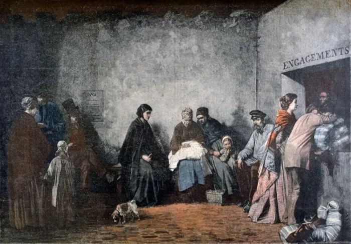 Framed Print : Le Mont-de-Piete, (1895) Framed Print : Le Mont-de-Piete, (1895)
