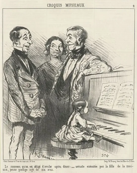 Framed Print : Le morceau qu'on obligé d'avalier... 19th century. Creator: Honore Daumier Framed Print : Le morceau qu'on obligé d'avalier... 19th century. Creator: Honore Daumier