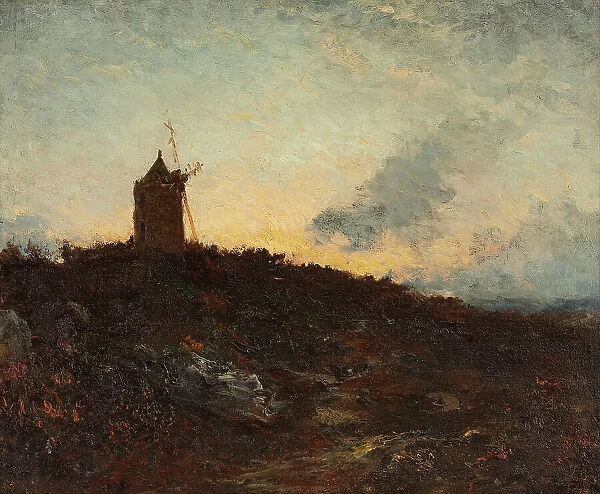 Le Moulin [environs de Martigues], c.1890. Creator: Felix Francois Georges Philibert Ziem