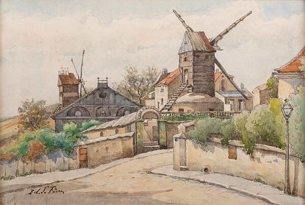 Le Moulin de la Galette, c. 1895. Creator: Lefevre, Edouard (1842-1923)