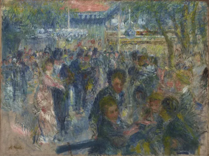 Framed Print : Le Moulin de la Galette (Study), 1875 Framed Print : Le Moulin de la Galette (Study), 1875
