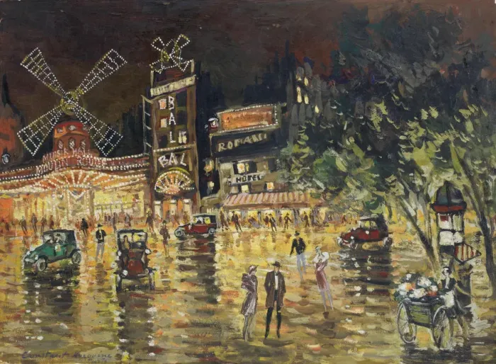 Framed Print : Le Moulin Rouge Framed Print : Le Moulin Rouge