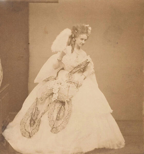Le noeud de dentelle. Ritrosetta, 1860s. Creator: Pierre-Louis Pierson