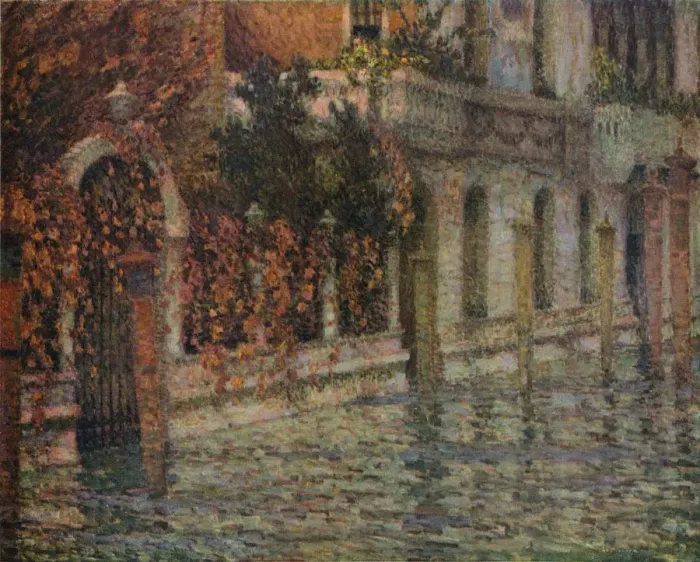 Framed Print : Le Palais Blanc, Automne, Venise, c1906, (1918). Artist: Henri Eugene Le Sidaner Framed Print : Le Palais Blanc, Automne, Venise, c1906, (1918). Artist: Henri Eugene Le Sidaner