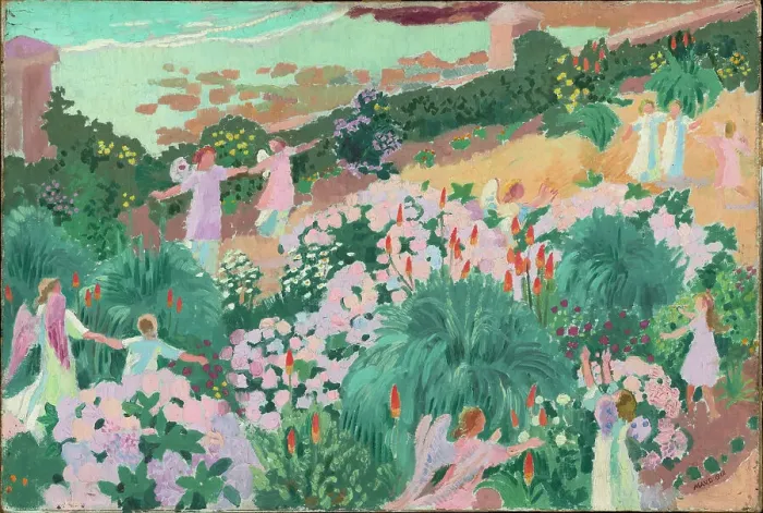 Framed Print : Le Paradis, 1912. Creator: Denis, Maurice (1870-1943) Framed Print : Le Paradis, 1912. Creator: Denis, Maurice (1870-1943)