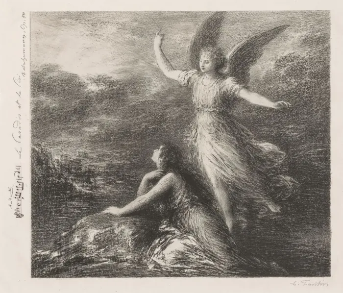 Framed Print : Le Paradis et la Peri. Creator: Henri Fantin-Latour (French, 1836-1904) Framed Print : Le Paradis et la Peri. Creator: Henri Fantin-Latour (French, 1836-1904)