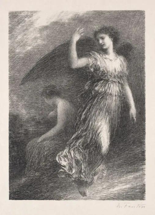 Framed Print : Le Paradis et la Peri - Debut, 1901. Creator: Henri Fantin-Latour (French, 1836-1904) Framed Print : Le Paradis et la Peri - Debut, 1901. Creator: Henri Fantin-Latour (French, 1836-1904)