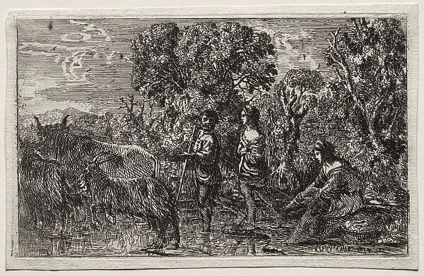 Le Passage du gue, 1634. Creator: Claude Lorrain (French, 1604-1682)