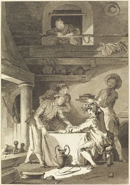 Framed Print : Le pate d'anguilles. Creator: Charles Emmanuel Patas Framed Print : Le pate d'anguilles. Creator: Charles Emmanuel Patas