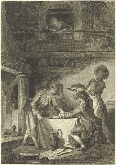 Framed Print : Le pate d'anguilles. Creator: Charles Emmanuel Patas Framed Print : Le pate d'anguilles. Creator: Charles Emmanuel Patas