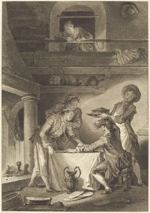 Framed Print : Le pate d'anguilles. Creator: Charles Emmanuel Patas Framed Print : Le pate d'anguilles. Creator: Charles Emmanuel Patas