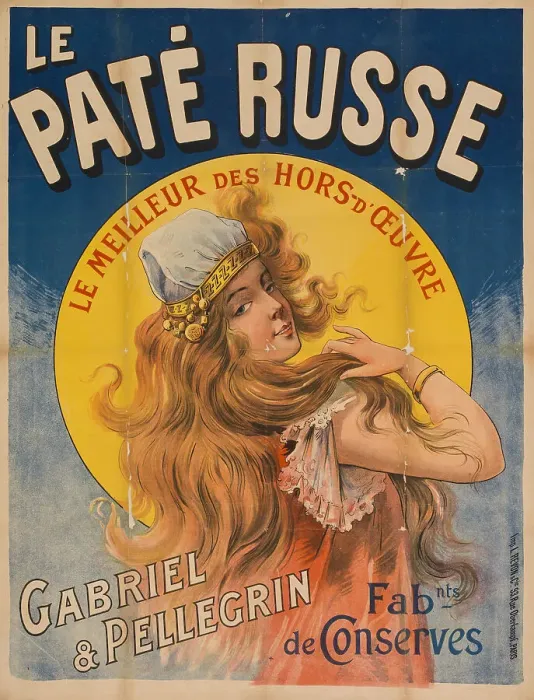 Framed Print : Le pâté russe. Le meilleur des hors-d'oeuvre. Gabriel & Pellegrin, c.1900. Creator: Anonymous. Le pâté russe. Le meilleur des hors-d'oeuvre. Gabriel & Pellegrin, c.1900. Creator: Anonymous Framed Print : Le pâté russe. Le meilleur des hors-d'oeuvre. Gabriel & Pellegrin, c.1900. Creator: Anonymous. Le pâté russe. Le meilleur des hors-d'oeuvre. Gabriel & Pellegrin, c.1900. Creator: Anonymous