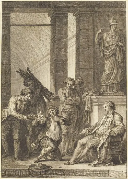 Framed Print : Le paysan. Creator: Charles Louis Lingée Framed Print : Le paysan. Creator: Charles Louis Lingée