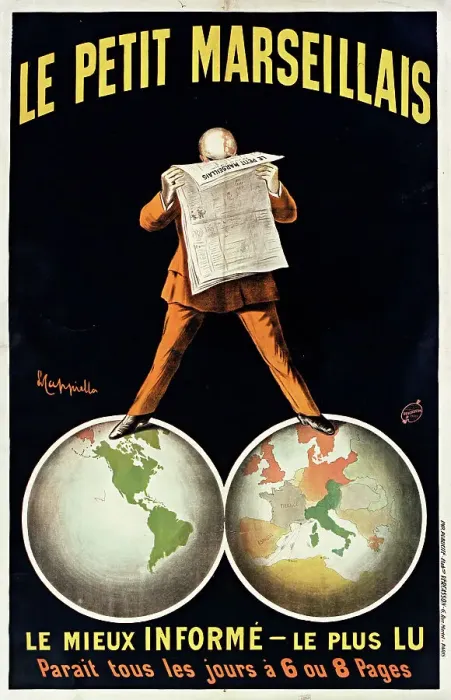 Framed Print : Le Petit Marseillais, 1911. Creator: Cappiello, Leonetto (1875-1942) Framed Print : Le Petit Marseillais, 1911. Creator: Cappiello, Leonetto (1875-1942)