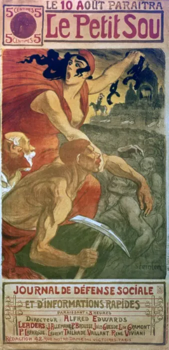 Framed Print : Le Petit Sou Socialist Magazine, c1879-1923. Artist: Theophile Alexandre Steinlen Framed Print : Le Petit Sou Socialist Magazine, c1879-1923. Artist: Theophile Alexandre Steinlen