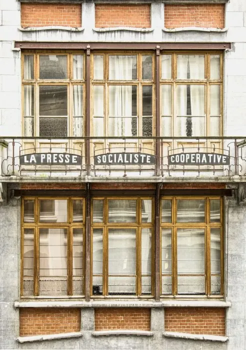 Framed Print : Le Peuple, 33-35 Rue Des Sables, Brussels, Belgium, (c1905), c2014-2017 Framed Print : Le Peuple, 33-35 Rue Des Sables, Brussels, Belgium, (c1905), c2014-2017