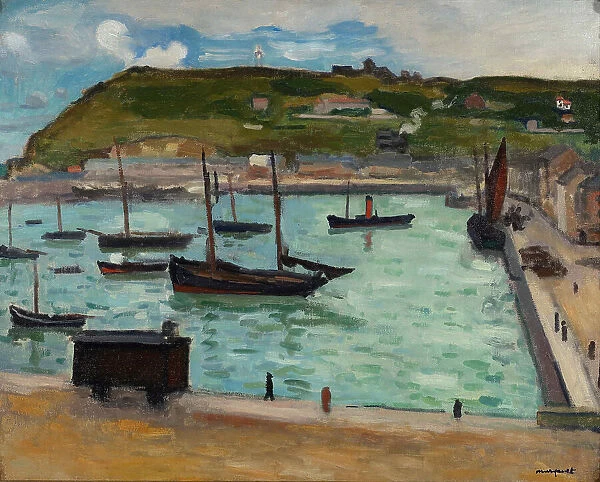 Le Port de Fécamp, 1906. Creator: Marquet, Pierre-Albert (1875-1947)