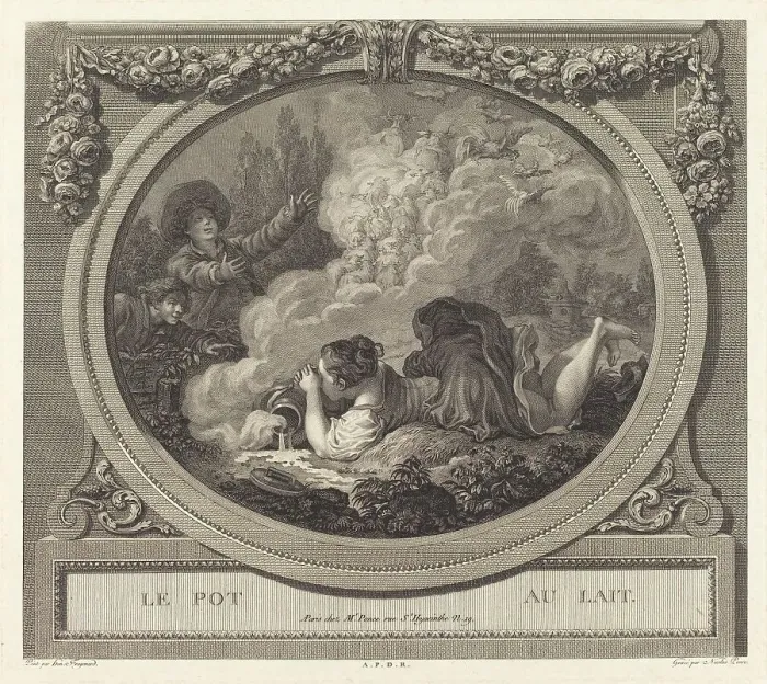 Framed Print : Le pot au lait. The milk pot Creator: Nicolas Ponce Framed Print : Le pot au lait. The milk pot Creator: Nicolas Ponce