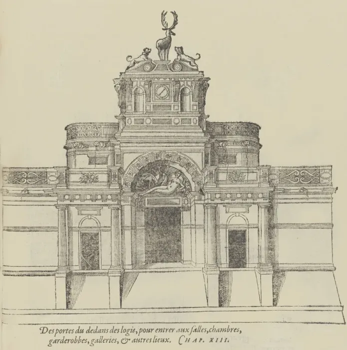 Framed Print : Le Premier Tome de l Architecture, 1567. Creator: Unknown Framed Print : Le Premier Tome de l Architecture, 1567. Creator: Unknown