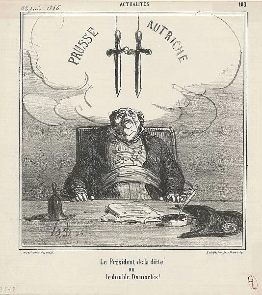 Le Président de la diète, 19th century. Creator: Honore Daumier