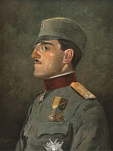 Le Prince Alexandre de Serbie, 1916. Creator: Vladimir Betzitch