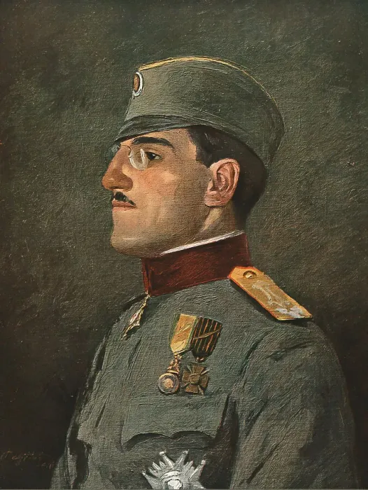 Framed Print : Le Prince Alexandre de Serbie, 1916. Creator: Vladimir Betzitch Framed Print : Le Prince Alexandre de Serbie, 1916. Creator: Vladimir Betzitch